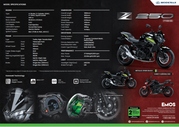 Kawasaki Z250 ABS - Motosing - Image 8